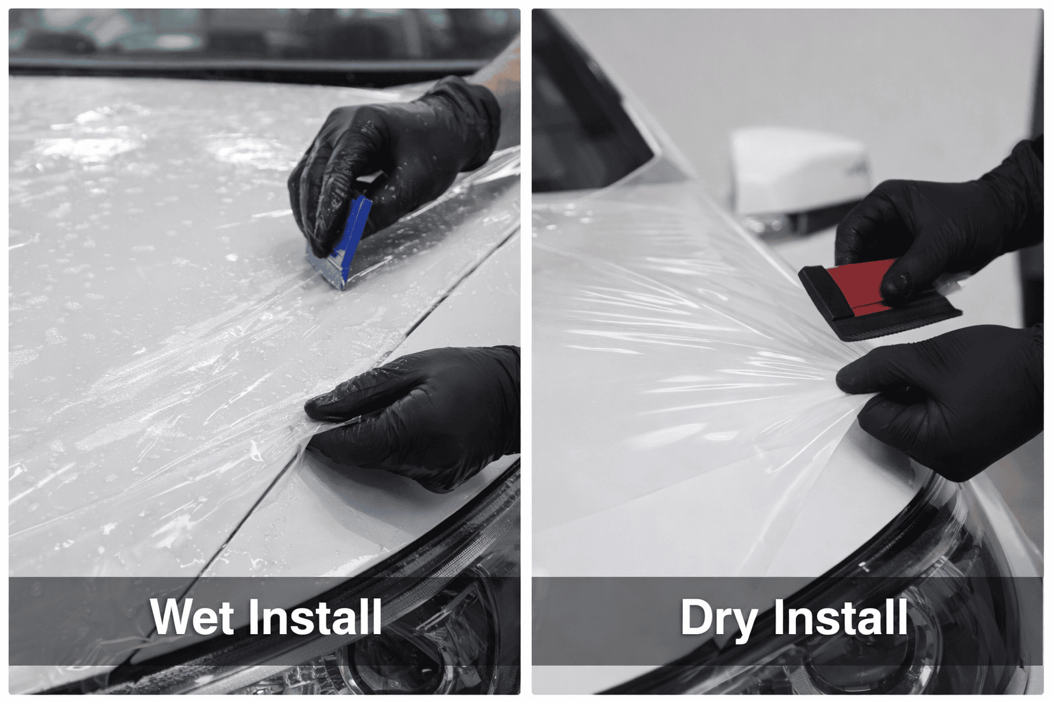 PPF Wet Install vs Dry Install: What's the Difference and Which is Better?